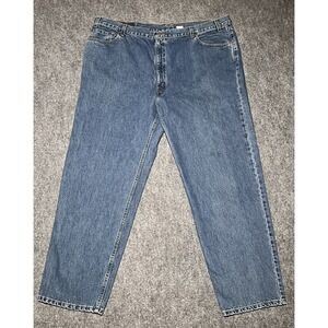VTG Levi's 550 Blue Denim Size 50 x 32 Relaxed Fit Straight Leg Made in USA NWOT